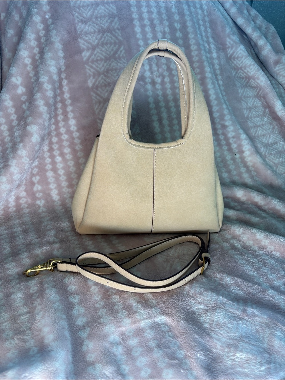 Cream Crossbody Bag